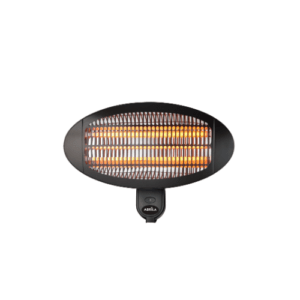 Calefactor Exterior Cuarzo Austral 2000w Neg Pared 3el Em.3pot.ip34 Orientable36x50,5x22 Cm