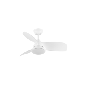 Ventilador Dc Atomo 24w Blanco 3aspas 91d 2640lm 6vel 3000k,4000k,6000k Remoto+memoria+temporizador