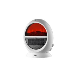Termoventilador Mongol 2000w Blanco 2potencias Efecto Fuego Termost.reg.oscilante.antivuelco.36x29,8x18,2cm