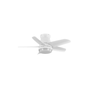 Ventilador Dc Neutron 24w 2400lm Blanc 5 Aspas 91d 3000k,4500k,6000k, Remoto+temporizador+memoria