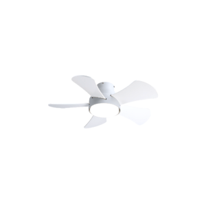 Ventilador 25w Dc Blanco Gregario 5 Aspas Rev. Blanca/haya 6 Vel. 3000-4000-6000k 82D Remoto,memoria y Temporizador