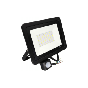 PROYECTOR LED 50W B. NEUTRO SENSOR DE MOVIMIENTO-CREPUSCULAR IP65 Ø205x159x32mm