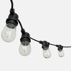 Guirnalda Luces Exterior Verbena 10m 15xe27led 15w 4000k Bombillas Reemplazables E Interconectable Ip44