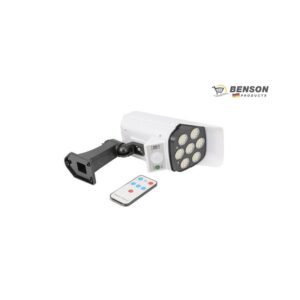 CAMARA SOLAR DE EXTERIOR FICTICIA C/BATERIA C/SENSOR MOV. IP44 BENSON