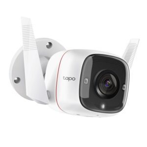 CAMARA DE EXTERIOR BIDIRECCIONAL DE VIDEOVIGILANCIA WIFI 1080P DETECION DE MOV. Y NOTIFICACIONES VISUALIZACION NOCTURNA TP-LINK